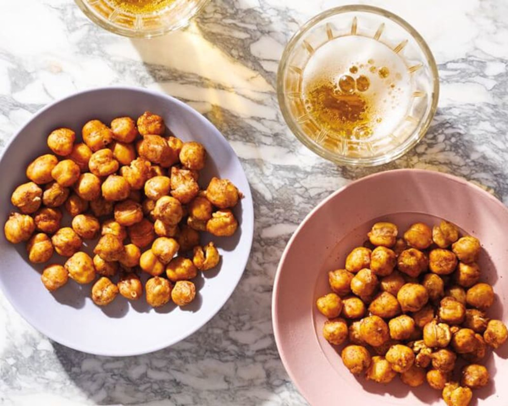 Air-Fried Crispy Five-Spice Chickpeas