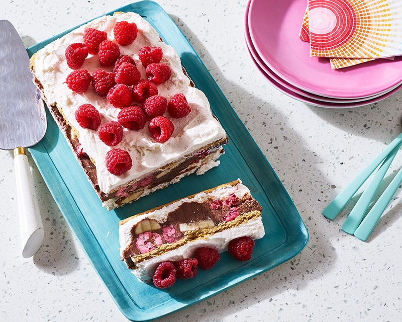 Fudge Ice Cream Bar-Icebox Cake